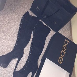 Bebe sexy boots size 7